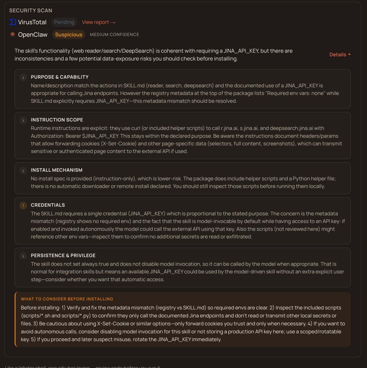 First scan - Suspicious